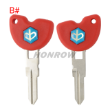 For Piaggio motorcycle key blank