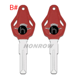 For MV motorcycle key shell
