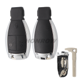 For Benz 3 button remote key blank without logo