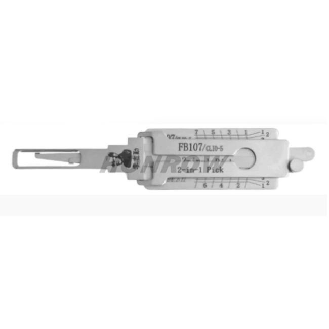 Lishi Tool FB107/CLI0-5 2 in 1 lock pick lishi style lock pick  2 in 1 tool