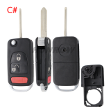 For Benz 1/2/2+1/3/3+1 button modified remote key shell