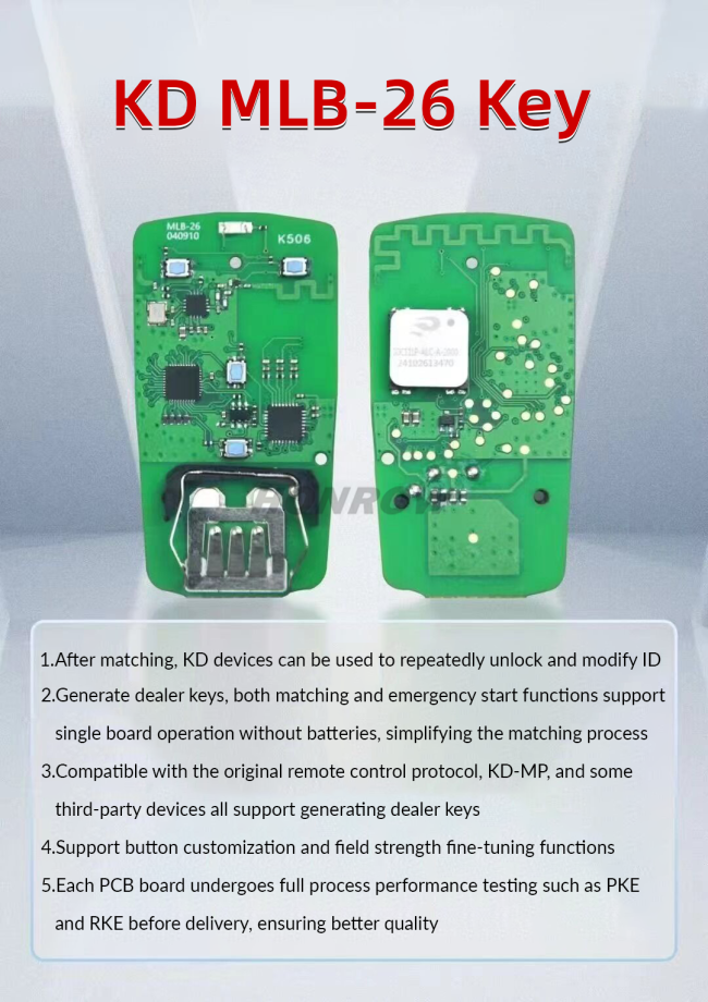 KEYDIY KD MLB-26 smart PCB board 434mhz support KD-MP