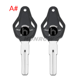 For MV motorcycle key shell