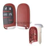 For Chry 4+1 button flip remote key shell