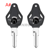 For MV motorcycle key shell with right key blade