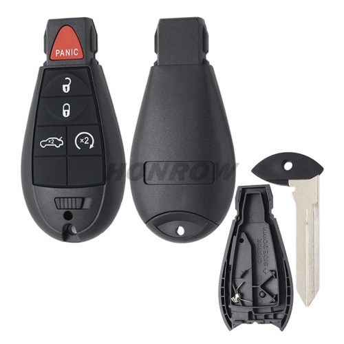 For Chrysler 4+1 button remote key blank