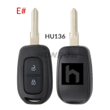 For Renual 2 button remote key  blank, please choose the key blade