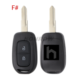 For Renual 2 button remote key  blank, please choose the key blade