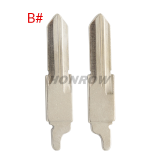 For  Renault key blade