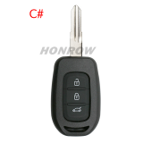 For Renault 3 button Key shell with blade , please choose the blade which you need
