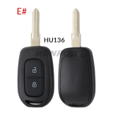 For Renual 2 button remote key  blank without logo, please choose the key blade