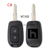 For Renual 2 button remote key  blank, please choose the key blade