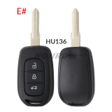 For Renual 3 button remote key  blank without logo, please choose the key blade