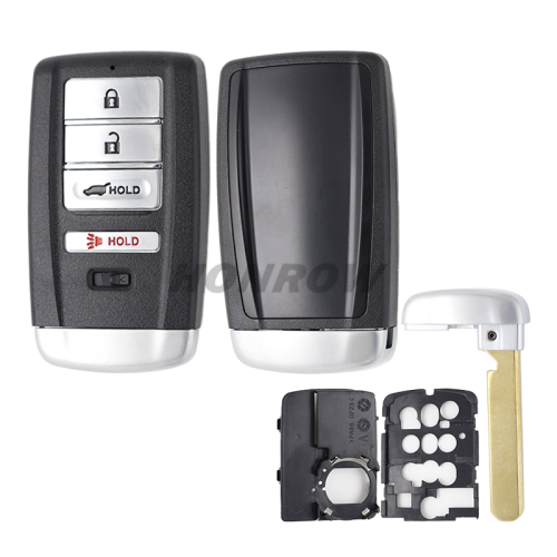 For Acu 3+1 button remote Key blank