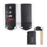 For Acu 3+1 button remote Key blank