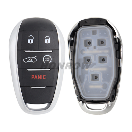 For ALFA ROMEO 5 button keyless remote key blank