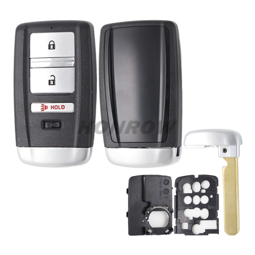 For Acu 2+1 button remote Key blank