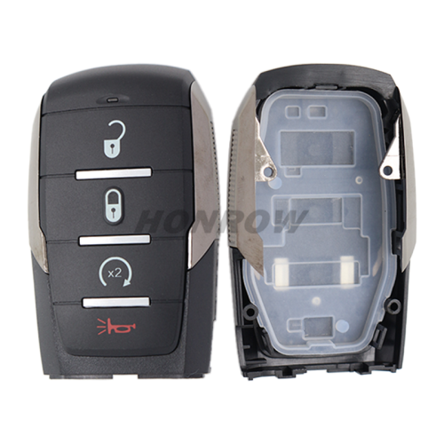 For Chrysler 3+1 button flip remote key shell