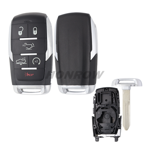 For Chrysler 5+1 button flip remote key shell