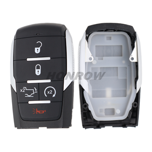 For Chrysler 4+1 button flip remote key shell