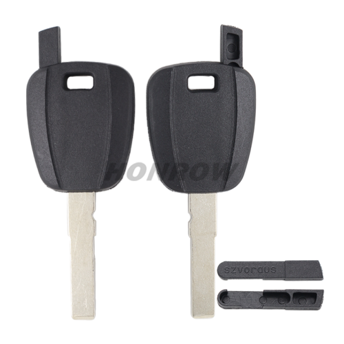 For Fiat transponder key blank Without Logo (Black Color, can put TPX chip inside )