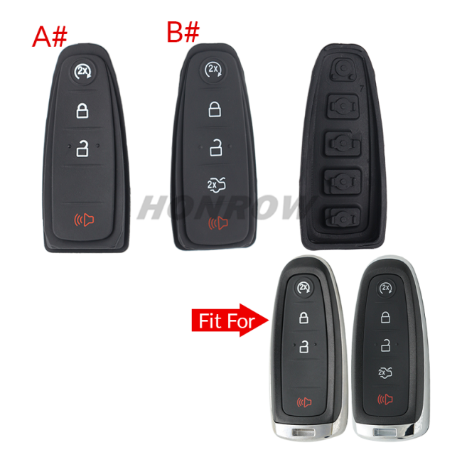 For Ford 3/4 button key pad