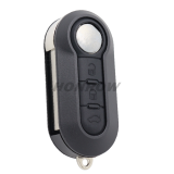 For Fiat 3 button flip remtoe key blank (Black Color)