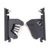 For Fiat 3 button flip remtoe key blank (Black Color)