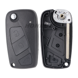 For Fiat 3 button remtoe key blank with special battery clamp