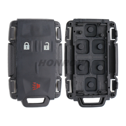 For Chevrolet black 2+1/3+1/4+1/5+1 buttons remote key shell, the side part is black