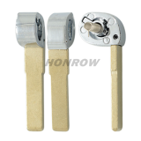 For Fiat 3 button remtoe key blank with special battery clamp