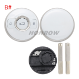 For new Benz smart 3 button key shell without logo