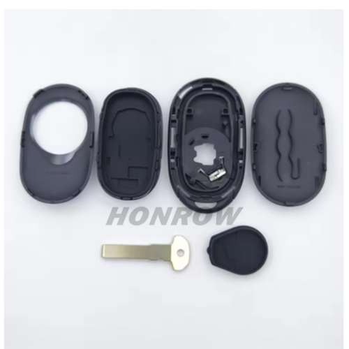 For new Fiat 4 button Smart remote key shell for Fiat 500 500E 500L 500X 2020-2024