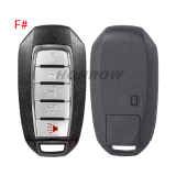 For Infinite 2+1/3/3+1/4+1 button remote key blank with smart key