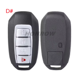 For Infinite 2+1/3/3+1/4+1 button remote key blank with smart key
