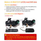 Yanhua ACDP Module 40 With License A505 For BMW 8HP(E/FG) Reset EWS Data with bench Mode
