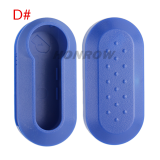 For Fiat 3 Button Remote Key  colorful Cover