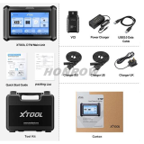XTOOL XT70 D7W BT Bluetooth Diagnostic Tool All System Car Automotive Scanner ECU Coding Bidirectional 39 Resets CANFD DOIP FCA 3 Years of Free Updates Product Name: D7W OS: Android 10 Processor: Quad Core 1.5Ghz Memory: 2 + 64G Screen Size: 7 inches (1024*600) Operation Mode: Tablet Touch Screen Connection Method: Wire Connection Battery Capacity: 2500mAh, 7.3V Upgrade Method: WIFI online upgrade Upgrade Period: 3 Years Charging Method: Adapter Charging Support: CAN FD, DOIP Protocol, FCA AUTOAUTH USB Inte