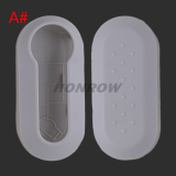 For Fiat 3 Button Remote Key  colorful Cover