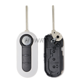 For Fiat 3 button flip remtoe key blank grey color