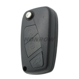 For Fiat 3 button remtoe key blank with special battery clamp