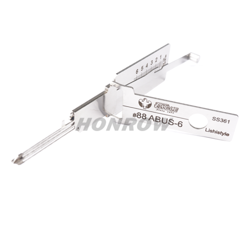 Lishi Tool SS361 #88 ABUS-6 2 in 1 lock pick lishi style lock pick  2 in 1 tool