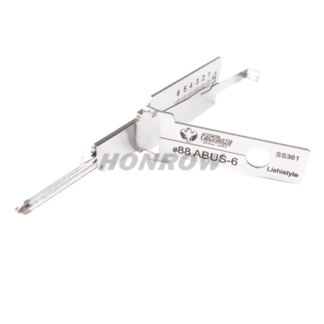 Lishi Tool SS361 #88 ABUS-6 2 in 1 lock pick lishi style lock pick  2 in 1 tool
