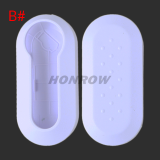 For Fiat 3 Button Remote Key  colorful Cover
