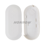 For Fiat 3 button flip remtoe key blank grey color