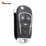XHORSE VVDI English Version 3+1 Buttons  XKBU22EN for Buick Style Wire Universal Remote Key  for VVDI Key Tool VVDI2