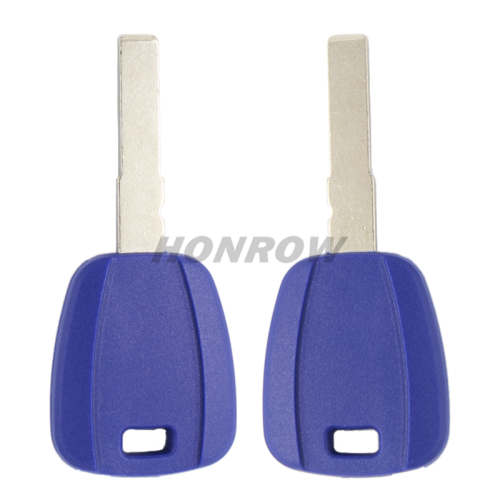For Fiat transponder key blank Without Logo (Blue Color, can put TPX chip inside )