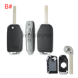 For new Kia 3/4 buttons flip remote key shell