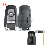 For Ford 4 button remote key shell with blade，please choose the key type