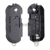 For Fiat 3 button flip remtoe key blank (Black Color)